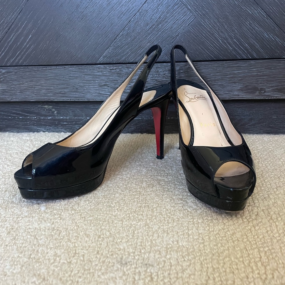 Christian Louboutin Black Patent heels
